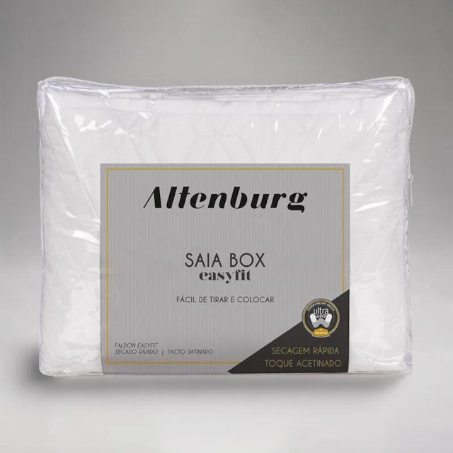 Saia para Cama Box Casal Boulevard EasyFit Altenburg - Branco