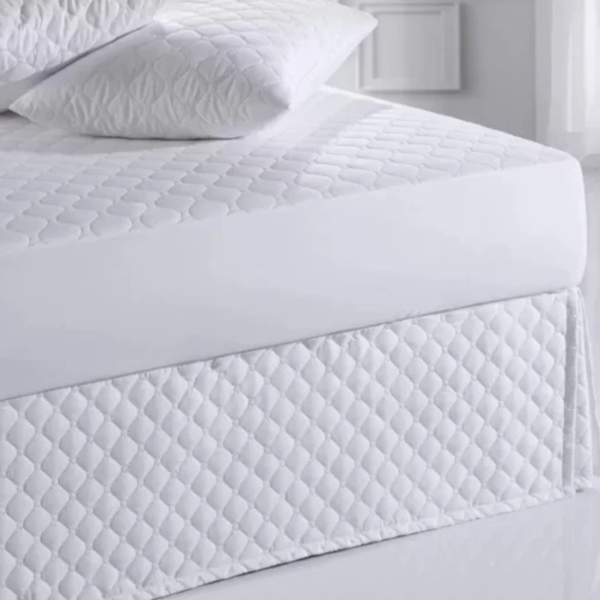 Saia para Cama Box King Poá Ultrawave Altenburg - Branco Saia para Cama Box King Poá Ultrawave Altenburg - Branco