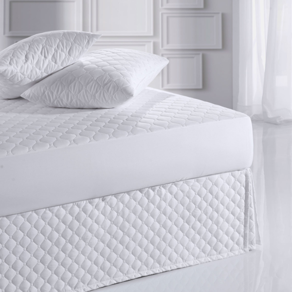 Saia para Cama Box Solteiro King Poá Ultrawave Altenburg - Branco Saia para Cama Box Solteiro King Poá Ultrawave Altenburg - Branco