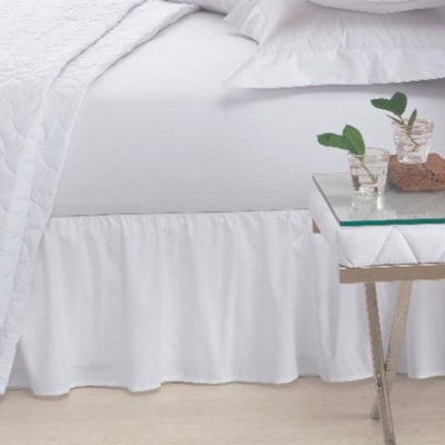 Saia para Colchão Casal Casa Elegance