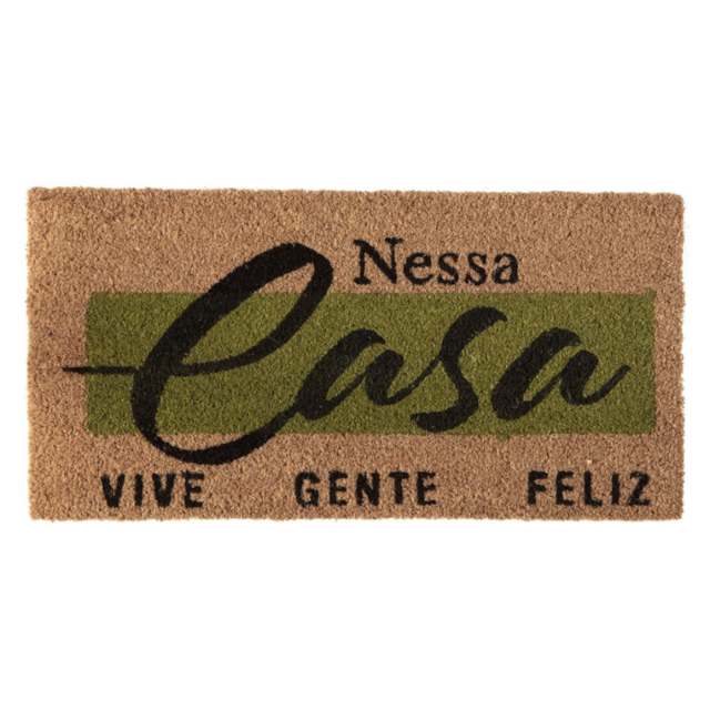 Tapete Capacho Bem -Vindo Fibra de Coco 30cm x 60cm Corttex – Gente Feliz