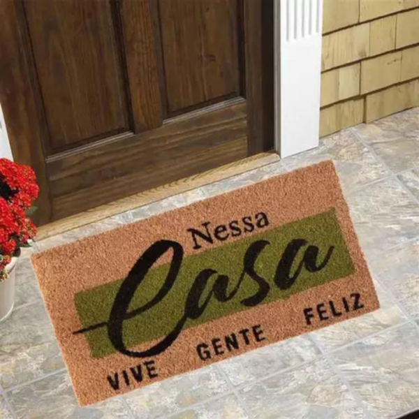 Tapete Capacho Bem -Vindo Fibra de Coco 30cm x 60cm Corttex – Gente Feliz Tapete Capacho Bem -Vindo Fibra de Coco 30cm x 60cm Corttex – Gente Feliz