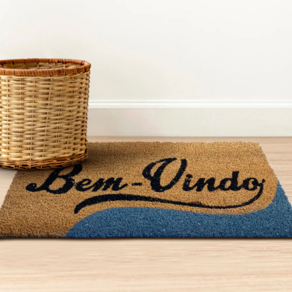 Tapete Capacho Bem -Vindo Fibra de Coco 40cm x 60cm Corttex – Bem-Vindo Onda Tapete Capacho Bem -Vindo Fibra de Coco 40cm x 60cm Corttex – Bem-Vindo Onda