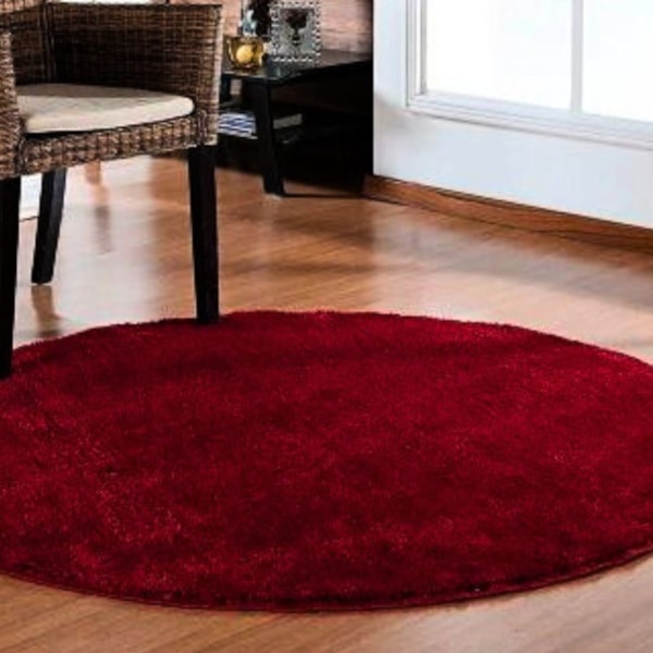 Tapete Classic Sala/Quarto Liso Redondo 100cm Oasis - Rubi Tapete Classic Sala/Quarto Liso Redondo 100cm Oasis - Rubi