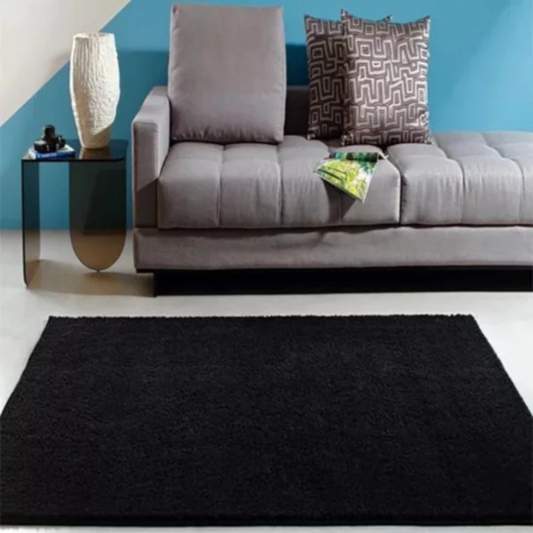 Tapete Oasis Classic Charme 2,00m x 2,50m - Preto Tapete Oasis Classic Charme 2,00m x 2,50m - Preto