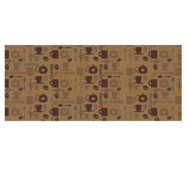 Tapete Passadeira Antiderrapante Tropical 43cmx130cm Kapazi - CARAMELO Tapete Passadeira Antiderrapante Tropical 43cmx130cm Kapazi - CARAMELO
