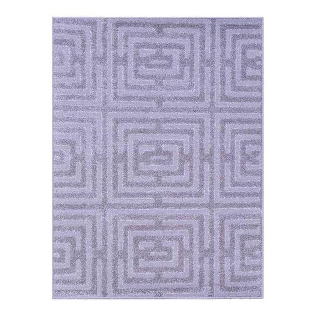 Tapete Realce Eden 1,00m x 1,50m J Serrano - Cinza