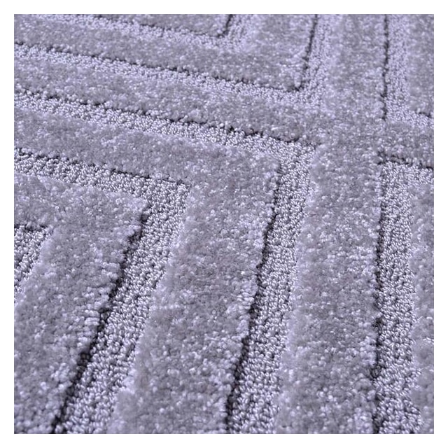 Tapete Realce Eden 1,00m x 1,50m J Serrano - Cinza