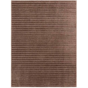 Tapete Realce Listras 1,00m x 1,50m J Serrano - Taupe