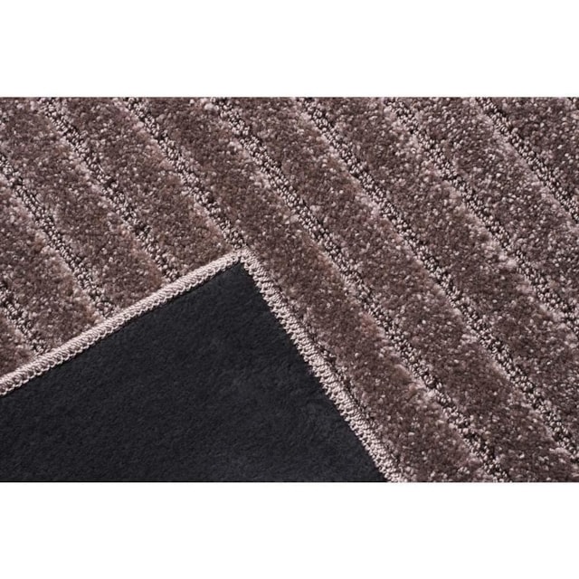 Tapete Realce Listras 1,00m x 1,50m J Serrano - Taupe