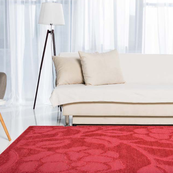 Tapete Realce Roses 2,00m x 2,50m J Serrano - Vermelho Tapete Realce Roses 2,00m x 2,50m J Serrano - Vermelho