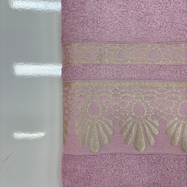 Toalha de Banho Atenas 75cm X 1,60m Lucatex - Pérola