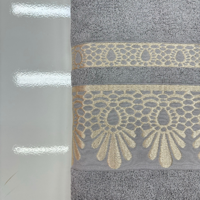 Toalha de Banho Atenas 75cm X 1,60m Lucatex - Pérola