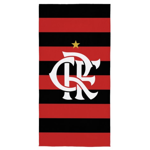 Toalha de Banho Aveludada Estampa de Time 70cm X 1,40m Lepper - Flamengo Toalha de Banho Aveludada Estampa de Time 70cm X 1,40m Lepper - Flamengo