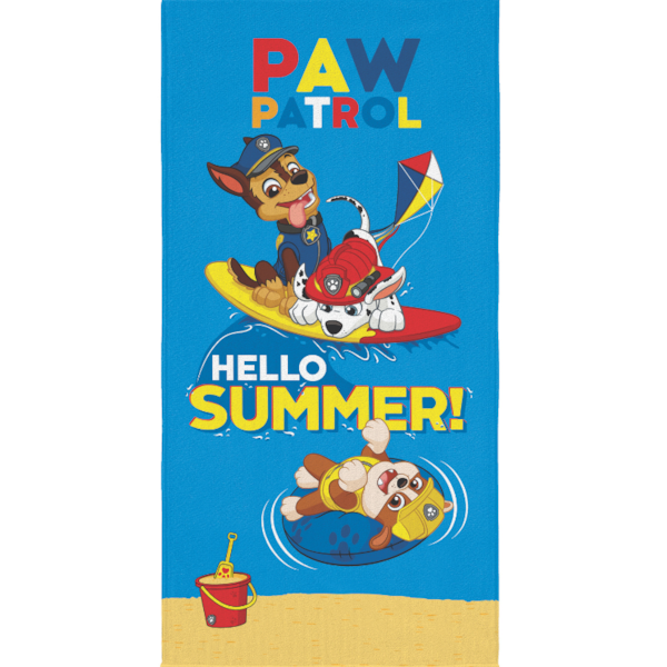 Toalha de Banho Infantil Aveludada 70cm x 1,40 Personagens Lepper - Patrulha Canina Menino Toalha de Banho Infantil Aveludada 70cm x 1,40 Personagens Lepper - Patrulha Canina Menino