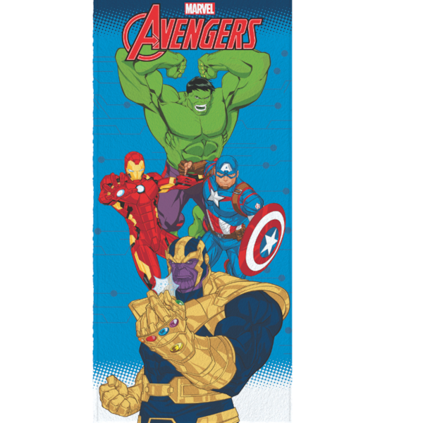 Toalha de Banho Infantil Felpuda 60cm x 1,20 Avengers Lepper - Ultimato