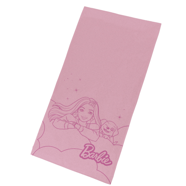 Toalha de Banho Infantil Felpuda 70cm x 1,35m Personagens Lepper - Barbie Toalha de Banho Infantil Felpuda 70cm x 1,35m Personagens Lepper - Barbie