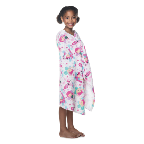 Toalha de Banho Infantil Felpuda Estampada c/ Capuz 70cm X 1,30m Lepper - Sonho Encantado Toalha de Banho Infantil Felpuda Estampada c/ Capuz 70cm X 1,30m Lepper - Sonho Encantado
