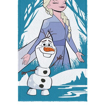 Toalha de Banho Infantil Felpuda Frozen II Lepper  - ROYAL