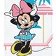 Toalha de Banho Infantil Felpuda Minnie Mouse Lepper - BRANCO