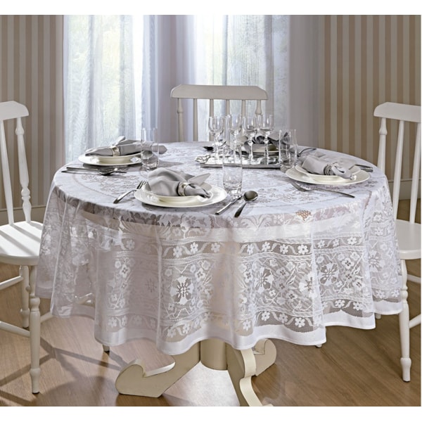 Toalha de Mesa em Renda Persia 1,80 Lepper Toalha de Mesa em Renda Persia 1,80 Lepper