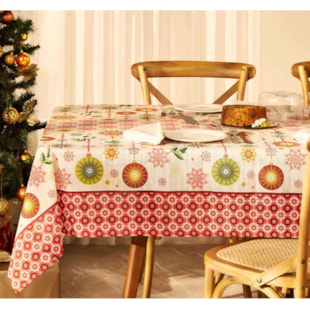 Toalha de Mesa Magia Natal Retangular 1,40m x 2,50m Pop Lepper