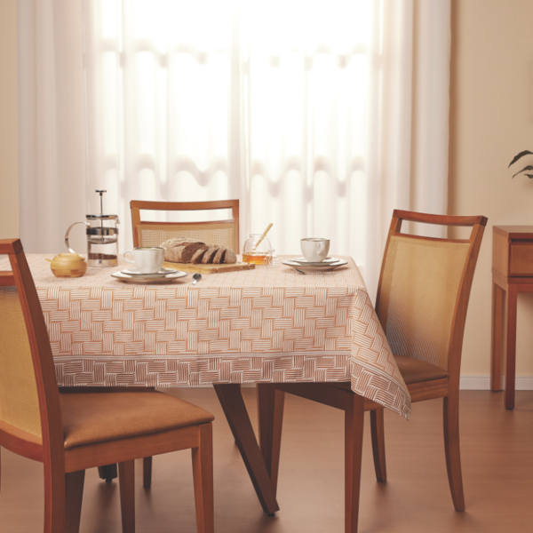 Toalha de Mesa Pop Retangular 6 Lugares 1,40m x 2,10m Lepper - Vime Toalha de Mesa Pop Retangular 6 Lugares 1,40m x 2,10m Lepper - Vime