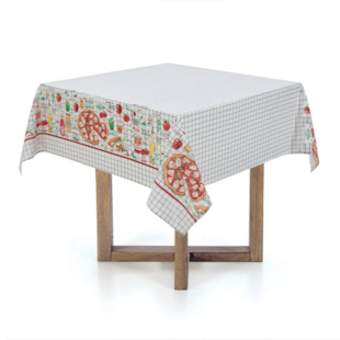 Toalha de Mesa Quadrada 1,40cm X 1,40cm Dia a dia 4 lugares - Kartsen