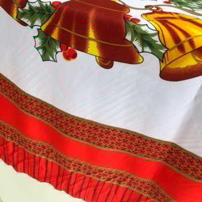 Toalha de Mesa Quadrada Natalina Salehtex