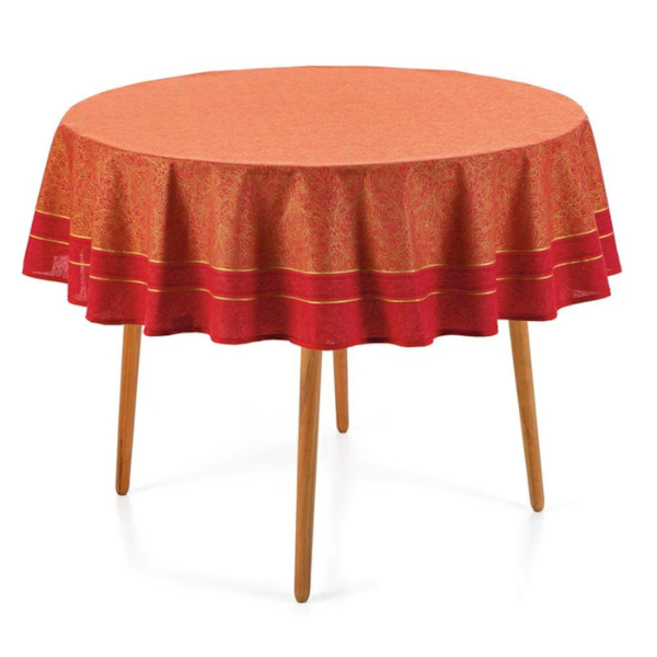 Toalha de Mesa Redonda 160xr Linha Natal Karsten - Encantos Toalha de Mesa Redonda 160xr Linha Natal Karsten - Encantos