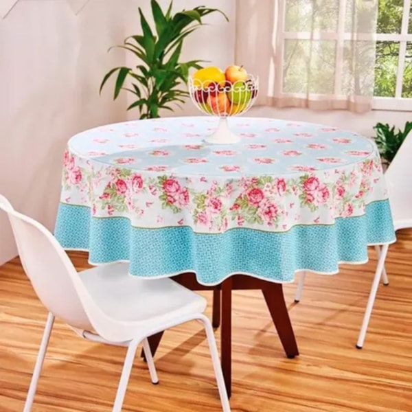 Toalha de Mesa Redonda Pop1,55m 4 lugares Estampada Lepper- Jéssica Toalha de Mesa Redonda Pop1,55m 4 lugares Estampada Lepper- Jéssica