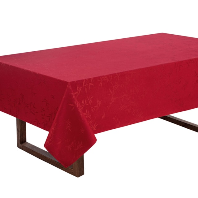 Toalha de Mesa Retangular 1,60m x 2,70m Karsten Celebration Veríssimo - Vermelho