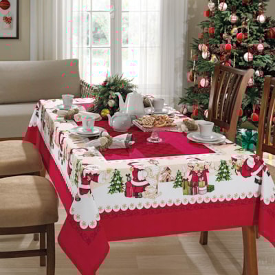 Toalha de Mesa Retangular 2,50 Genebra Rústica Dohler