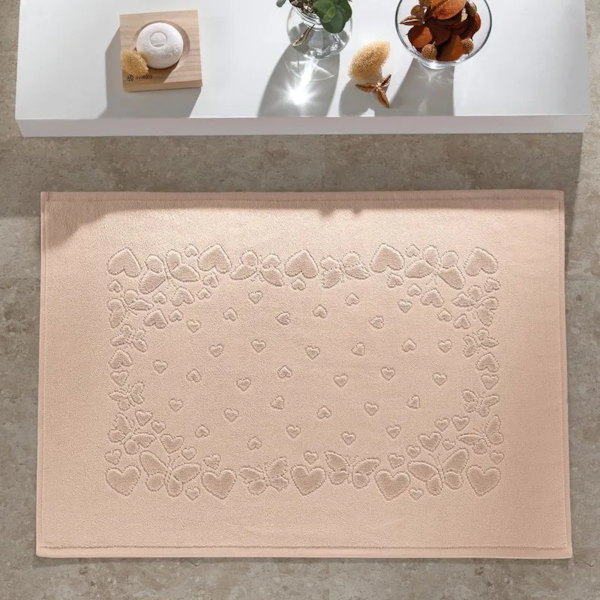 Toalha de Piso Romance Aveludado 70cm x 50cm Dohler - (Confira cores disponíveis) Toalha de Piso Romance Aveludado 70cm x 50cm Dohler - (Confira cores disponíveis)