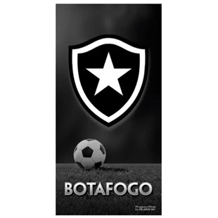Toalha de Praia Aveludada 100% Algodão Brasão  Buettner - Botafogo
