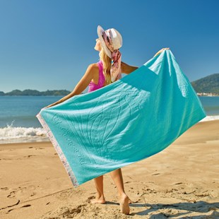Toalha de Praia e Piscina Mermaid 80cm X 1,50m Atlântica - Tifany