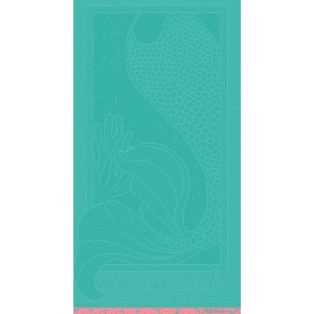 Toalha de Praia e Piscina Mermaid 80cm X 1,50m Atlântica - Tifany