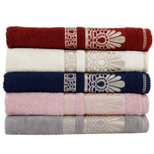 Toalha de Rosto Atenas 45cm X 70cm Lucatex - Rosê