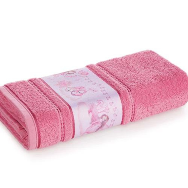 Toalha de Rosto Infantil 49cm X 70cm Karsten – Segredo das Fadas Rosa Toalha de Rosto Infantil 49cm X 70cm Karsten – Segredo das Fadas Rosa