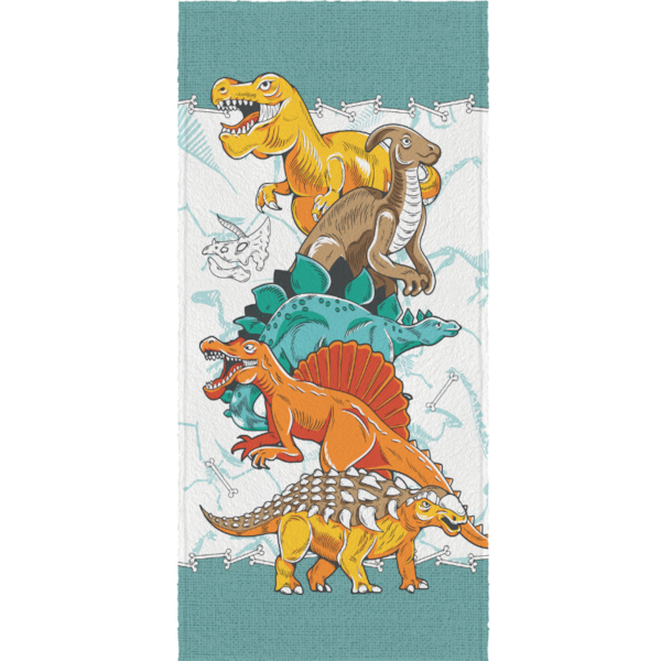 Toalha Felpuda de Banho Infantil Estampada 60cm x1,10cm Lepper - Diverssauro Toalha Felpuda de Banho Infantil Estampada 60cm x1,10cm Lepper - Diverssauro