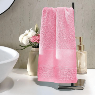 Toalha Lavabo Felpuda Torino ll P/Bordar 30cm X45cm Dohler - Marfim