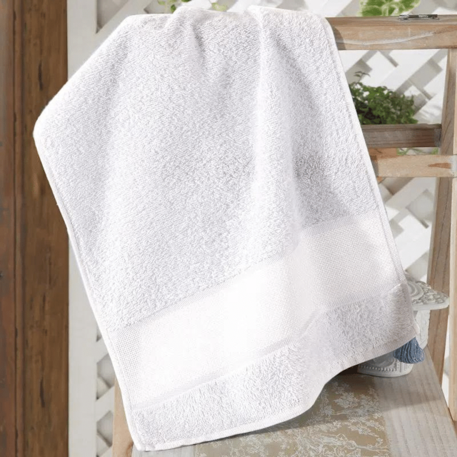 Toalha Lavabo Felpuda Torino ll P/Bordar 30cm X45cm Dohler - Marfim