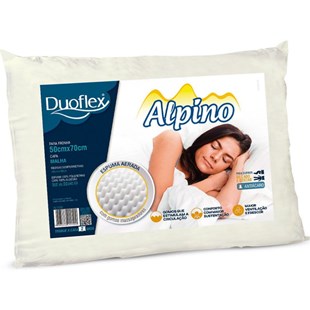 Travesseiro Alpino 50cm x 70cm Espuma Aerada - Duoflex