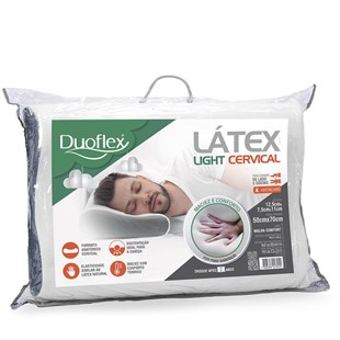 Travesseiro Cervical 50cm x 70cm Latex Light - Duoflex
