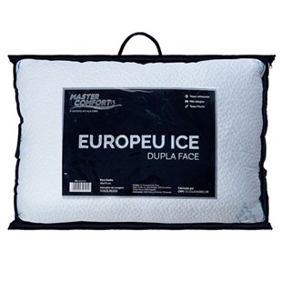 Travesseiro de Fibra Europeu Dupla Face 50cm x 70cm  - Master Comfort