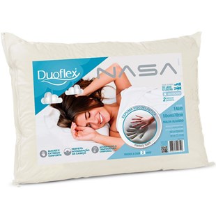 Travesseiro Nasa 50cm x 70cm Espuma Viscoelástico - Duoflex