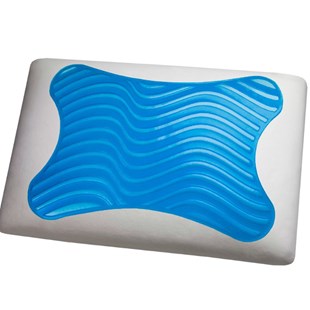 Travesseiro Nasa 50cm x 70cm Espuma Viscoelástico Gel Flex  - Duoflex