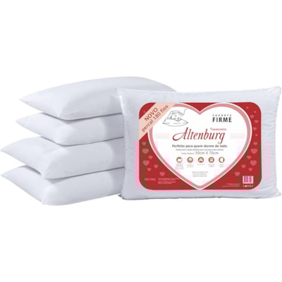 Travesseiro Percal 180 Fios Suporte Firme Altenburg