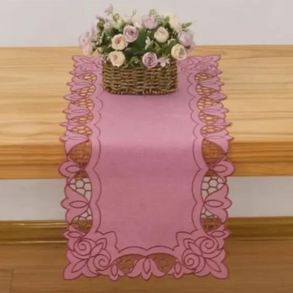 Trilho de Mesa Tulipas 40CM x 1,80M Argivai(Confira cores disponíveis) Trilho de Mesa Tulipas 40CM x 1,80M Argivai(Confira cores disponíveis)